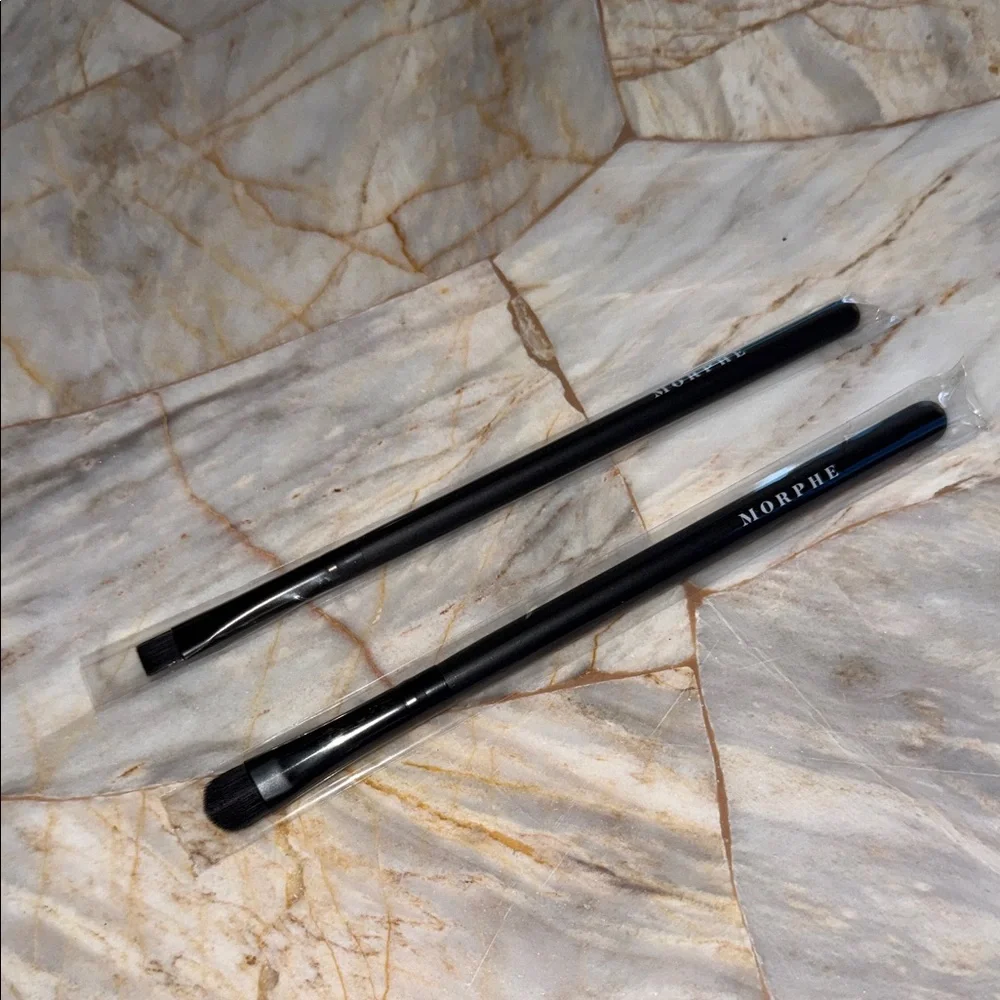 Morphe Black Precision Brushes Set of 2